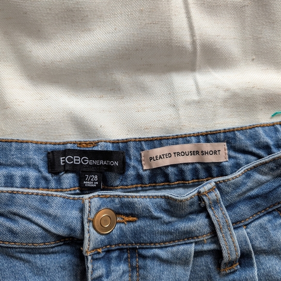 2/$20 BCBGeneration Denim Blue Jean Shorts - Picture 5 of 7